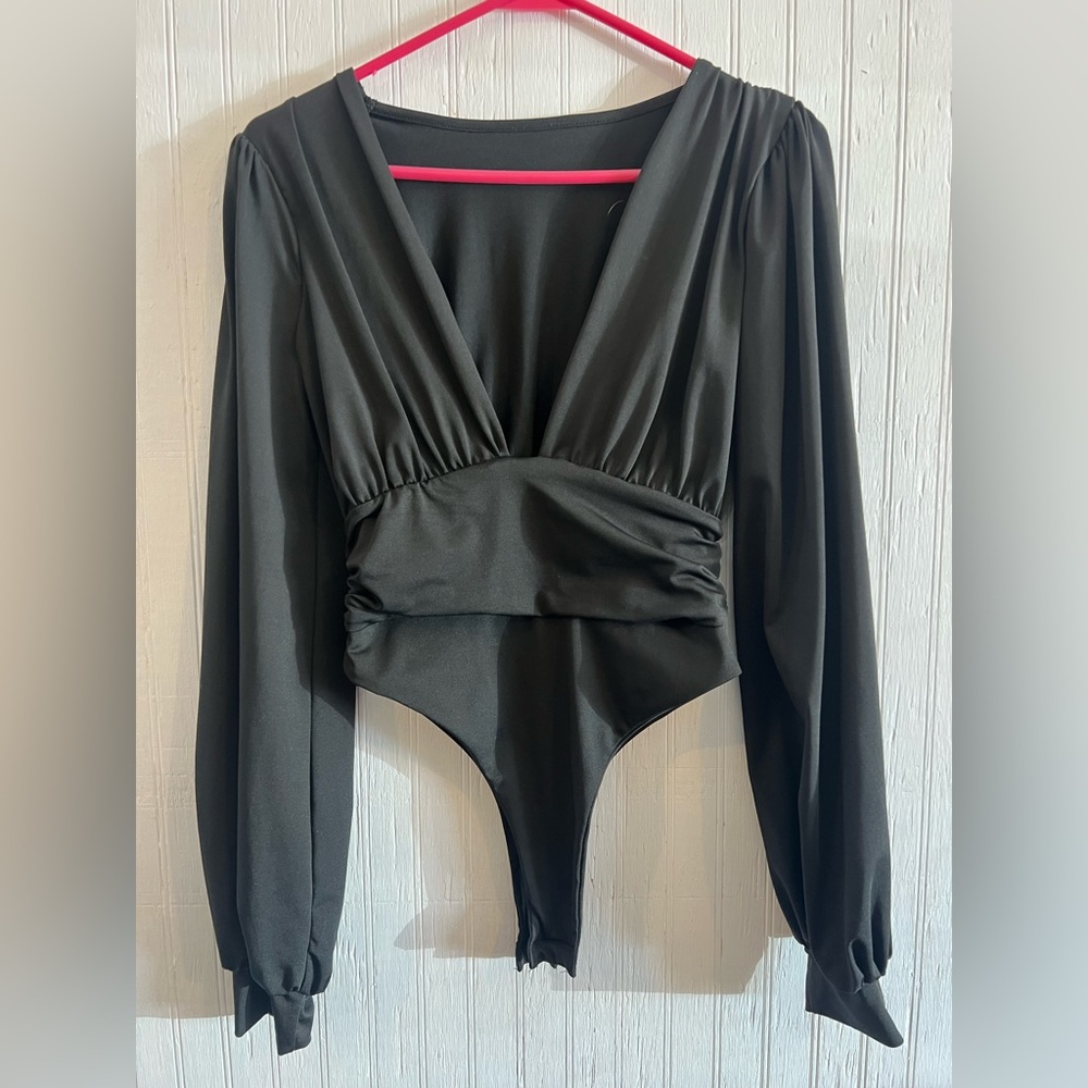 Black Long Sleeve Bodysuit